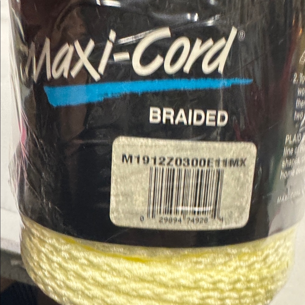 Maxi-Cord Braided Yellow Rope - Picture 3 of 4